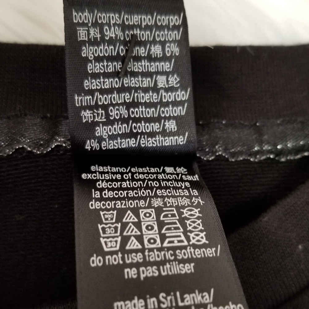 Victoria Sport Black Sleeveless Oversize Top Sz L - Picture 6 of 6